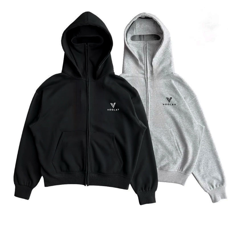 Balaclava zip hoodie