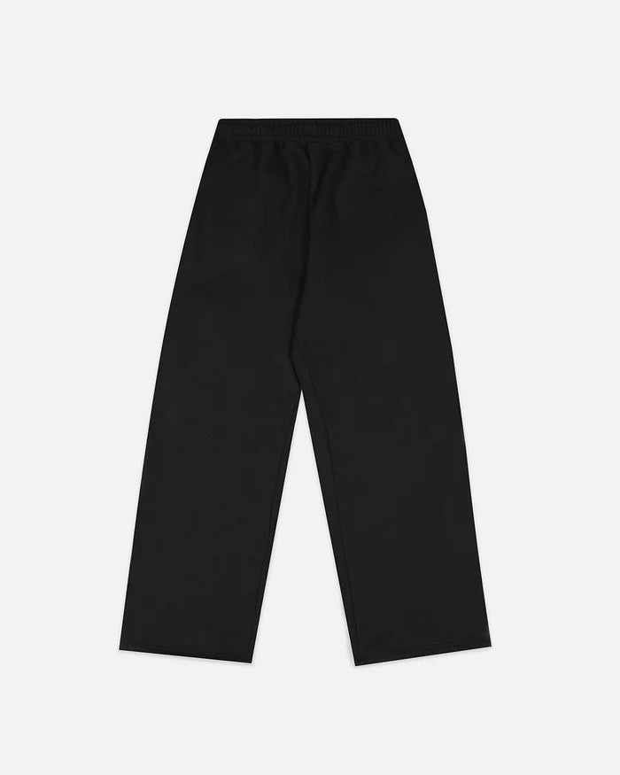 baggy sweatpants by voglav for girls in black and grey